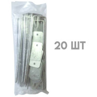 Садовые скобы Delta-Park FIX для геотекстиля GB, 20 шт. skobafix20