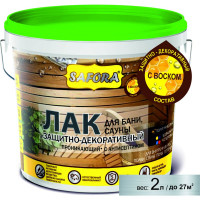 Лак SAFORA для бань и саун 2 л 018
