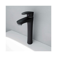 Смеситель для раковины Dorff Alpha высокий, цвет черный D9022000BL