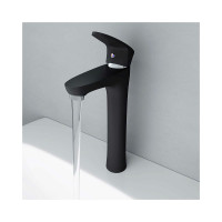 Смеситель для раковины Dorff Alpha высокий, цвет черный D9022000BL