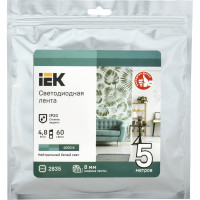 Лента IEK LED 5м LSR-2835NW60-4,8-IP20-12В LSR1-0-060-20-3-05