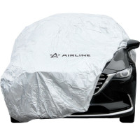 Чехол-тент на автомобиль Airline защитный, XL, 510х195х150 см, молния для двери, универсальный, серый AC-FC-04