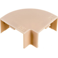 Поворот IEK ELECOR 90град КМП 25x16 сосна 4шт.компл EL-KK10D-P-025-016-K34