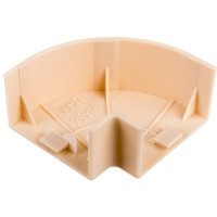 Поворот IEK ELECOR 90град КМП 25x16 сосна 4шт.компл EL-KK10D-P-025-016-K34