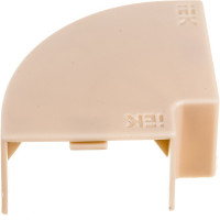 Поворот IEK ELECOR 90град КМП 25x16 сосна 4шт.компл EL-KK10D-P-025-016-K34