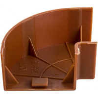 Поворот IEK ELECOR 90град КМП 25x16 дуб 4шт.компл EL-KK10D-P-025-016-K11