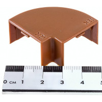 Поворот IEK ELECOR 90град КМП 25x16 дуб 4шт.компл EL-KK10D-P-025-016-K11