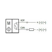 Магниточувств. датчик ТЕКО MS FE0P6-21 Герконовый,Дискретный NO,Пластик,2 pin,0,05 ... 220 В,IP66,кабель, 00-00026612