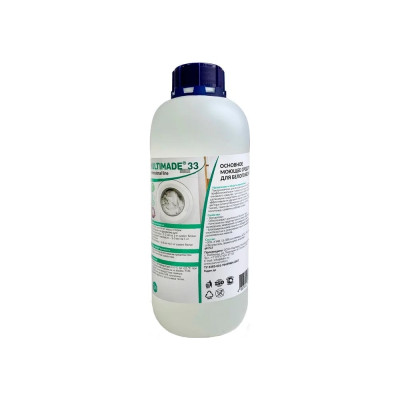 Основное моющее средство Мультимэйд 33 для белого белья профессиональная стирка, 1 л 4607002302611