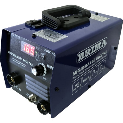 Сварочный полуавтомат Brima MIG/ММА 165 Digital с катушкой флюсовой проволоки 220В НП000001035