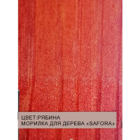Морилка для дерева SAFORA водная, рябина, 500 мл 006