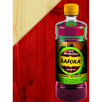 Морилка для дерева SAFORA водная, рябина, 500 мл 006