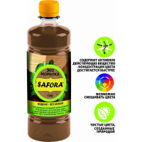Морилка для дерева SAFORA водная, тик, 500 мл 034