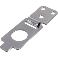 Дверной стопор с фиксатором Домарт 90 мм, хром 170247