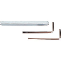 Завертка к ручкам Ренц квадратная, серый (RAL 7047) INBK 03 Grey