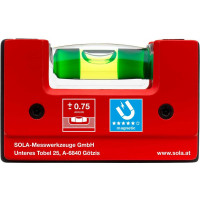 Компактный уровень SOLA GO магнитный, с клипсой 01621201
