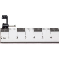 Плоская пластиковая скоба TDM ELECTRIC 10 мм, черная, 50 шт. SQ0513-0035