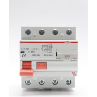 Устройство защитного отключения AKEL VDH-4P-25A-30mA-ТипAC 400669