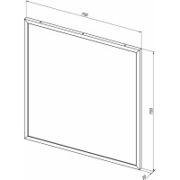 Зеркало ALLEN BRAU Priority 1.31014.BB 70 черный браш 00274606