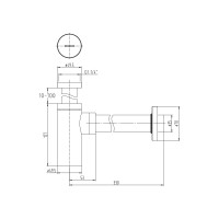 Сифон для раковины ALLEN BRAU Priority 5.31025-00 00265545