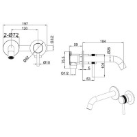 Смеситель для раковины ALLEN BRAU Priority 5.31030-31 черный матовый 00280706