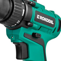 Аккумуляторная дрель-шуруповерт Rokodil Twist 2 Pro, 18В, 48Нм, 2Ач, 1045101
