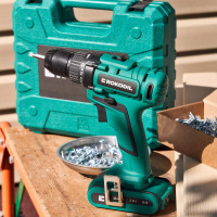 Аккумуляторная дрель-шуруповерт Rokodil Twist 2 Pro, 18В, 48Нм, 2Ач, 1045101