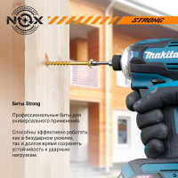 Бита торсионная STRONG (2 шт; TX27х50 мм; карта; E6.3) NOX 339275-2