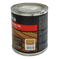 Масло для террас и фасадов Finka Exterior Wood Oil для внутренних и наружных работ, льняная основа, Мербау (Мerbau), 0.75 л FO-075M