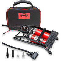 Ножной насос Heyner двухцилиндровый с манометром PEDAL MAX PRO 22500N
