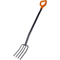 Садовые вилы с металлическим черенком и ручкой ШАБАШКА Special Pro 034-4021 223232