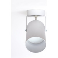 Настенно-потолочный накладной поворотный светильник спот ООО АлТехно с цоколем GX53 mollyspot TS-S-M3-W