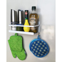 Магнитная малая полка Проф-Магнит белая Полка малая белая