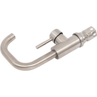 Однорычажный смеситель для кухни РемоКолор нержавеющая сталь, картридж 40 мм 67-0-781