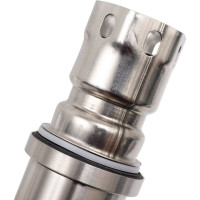 Однорычажный смеситель для кухни РемоКолор нержавеющая сталь, картридж 40 мм 67-0-781