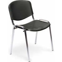 Стул Easy Chair FA Rio хром кожзам черный 1397324