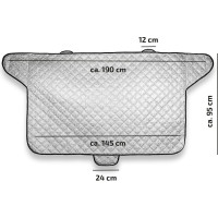 Защита от солнца Heyner PREMIUM 145x95 см, 4-х слойная, 6 магнитов 512500