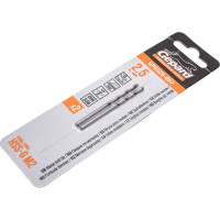 Сверло по металлу спиральное 2.5х30х57 мм, HSS-G, 2 шт GP0325-057