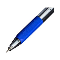 Одноразовая автоматическая шариковая ручка Unimax Unоmax Glide Trio RT GP Steel синяя, 0.5 мм 722468