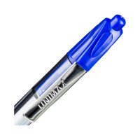 Одноразовая автоматическая шариковая ручка Unimax Unоmax Glide Trio RT GP Steel синяя, 0.5 мм 722468
