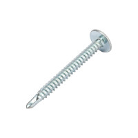 Саморез КВАДРА пресс-шайба, со сверлом, 4.2x41 цинк, кор. 250 шт. 420414030250