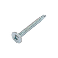 Саморез КВАДРА пресс-шайба, со сверлом, 4.2x41 цинк, кор. 250 шт. 420414030250