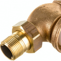 Вентиль для радиатора Honeywell Home 3/4 прямой, под термоголовку, KVS=5.0, бронза V2050DH020