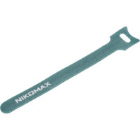 Стяжка-липучка NIKOMAX с мягкой пряжкой, 150x12 мм, зеленая, 10 шт. NMC-CTV150-12-SB-GN-10