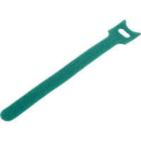 Стяжка-липучка NIKOMAX с мягкой пряжкой, 150x12 мм, зеленая, 10 шт. NMC-CTV150-12-SB-GN-10