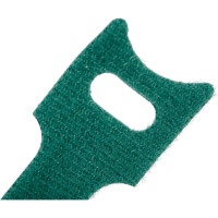 Стяжка-липучка NIKOMAX с мягкой пряжкой, 150x12 мм, зеленая, 10 шт. NMC-CTV150-12-SB-GN-10