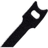 Стяжка-липучка NIKOMAX с мягкой пряжкой, 150x12 мм, черная, 10 шт. NMC-CTV150-12-SB-BK-10