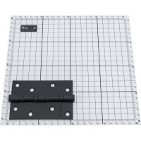 Универсальные петли ADDEN BAU 100x70x2.5 мм, 4BB, BLACK 940000004444