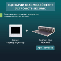 Умный Wi-Fi терморегулятор SECURIC сенсорный SEC-T-101W