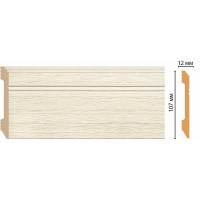 Плинтус напольный Decomaster 107x12x2400 мм D105-1070 ДМ